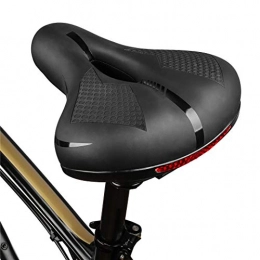 Dr.Lefran Bike Saddle Seat, Large Comfortable Exercise Bike Cushion, Waterproof Road MTB Bike Thicken Wide Soft Pad Comfort Cushion, for Road Mountain or Spinning Class Cycling