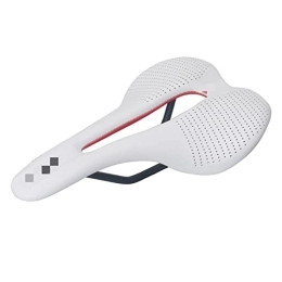 DSFHKUYB Spares DSFHKUYB LINGJ SHOP Compatible With TS20 Saddle Bicycle Saddle Mountain Bike Saddle Bicycle Seat MTB 215g MTB Saddle 7 * 7 Rail Seat Compatible With Bicycle Accessories (Color : White)
