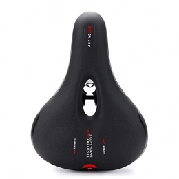 DSMGLSBB Spares DSMGLSBB Bike Saddle, Soft High-Density Memory Foam Bicycle Saddle, with Dual Shock Absorbing Rubber Balls And Ergonomics Design Fit for Road Bike And Mountain Bike, Red