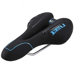 DXLANS Bike Seat Bicycle Saddle Soft Comfortable Breathable Cushion MTB Mountain Bike Saddle Skidproof Silicone Cycling Seat (Color : Blue, Size : One size)