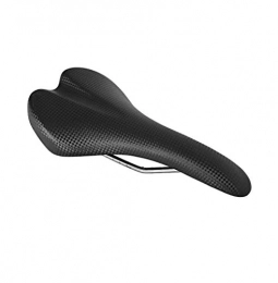 DYHM Spares DYHM Ergonomic Bike Mountain Road Bicycle Saddle PVC Leather Bike Saddle Soft Comfortable Bike Seat cycle accessories (Color : Black)