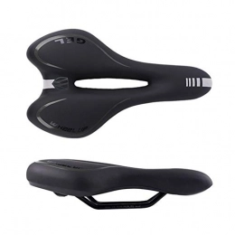 DYQ Mountain Bike Seat DYQ Bicycle Seat Ultralight Bicycle Breathable Hollow-out Soft Cushion Bike Cushion Seat Saddle Skidproof Cycling Saddle Spare Parts (Color : Black)