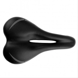 DZX Spares DZX Mountain Bike Saddles, Comfortable Bicycle Saddle Comfortable Thick Hollow Bicycle Saddle Seat Leather Bicycle Parts Accessaries For Road Bike Mountain Bike Folding Bike