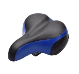 EBSBAG Spares EBSBAG Bike Seat Cushion Reflective Saddle Mountain Bike Seat Cushion Comfortable Soft Thickened Saddle (Color : Blue, Size : One size)