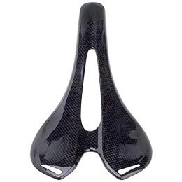 ENJY Spares ENJY Bike Saddles Carbon Fiber Mountain Bicycle Saddle Matte / smooth Bicycle Seat Hollow Design Non-slip Breathable Comfortable (Color : A)