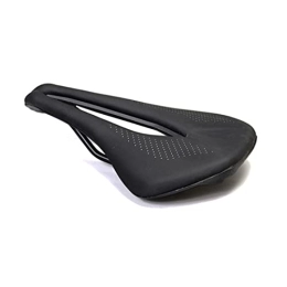 ENJY Spares ENJY Bike Saddles Mountain Road Bike Seat Cushion PU Breathable Comfortable Soft Cushion Bicycle Saddle Accessories (Color : Black)