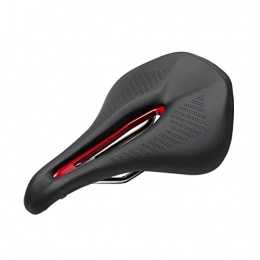 ENJY Spares ENJY Mountain Bike Saddles Ultralight Bicycle Saddle Mountain Road Bike Soft Wide Hollow Cushion Accessories (Color : Black A)