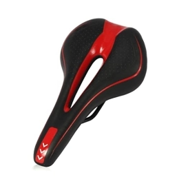  Spares Ergonomic Comfort Bicycle Saddle | for Mountain Bike Mens (Red)