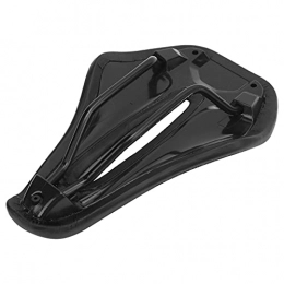 Eulbevoli Mountain Bike Seat Eulbevoli Bicycle Saddle, Ventilation Bicycle Leather Saddle Reinforced Bottom Plate Heat Removal Stylish Appearance for Bring You a Comfortable Riding Experience