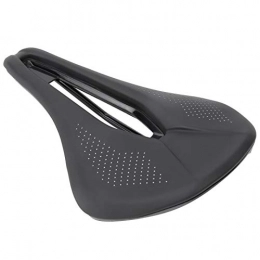 Eulbevoli Spares Eulbevoli Saddle Cushion Pad Seat High robustness PU Black Road Mountain Bike Bicycle Soft Hollow durable for Home Entertainment for School Sports