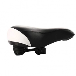 FDY Spares FDY Mountain Bike Saddle Bicycle Seat Cushion with Tail LED Light Comfortable And Soft High Elasticity Breathable Unisex, white