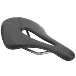 FECAMOS Mountain Bike Seat FECAMOS Mountain Bike Cushion, Microfiber Leather Easy To Install Breathable Hollow Bike Saddle for Most Bicycle Men and Women