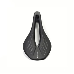 FIQARO Mountain Bike Seat FIQARO Mountain Bike Seat, Bike Seat Bicycle Seat MTB Road Bike Saddles PU Ultralight Breathable Comfortable Seat Cushion Bike Racing Saddle Parts Components (Color : Black)