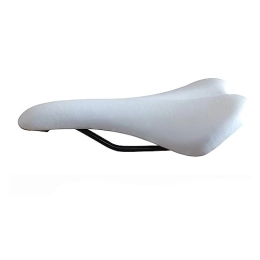  Mountain Bike Seat Fixed Gear BMX Mountain Road Cycling MTB Bike Bicycle Saddles Soft PU Seat Cushion Accessories (Color : White, Size : 28 * 3.5 * 18.5cm)