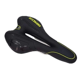 Foir Spares Foir Bike Saddle Mountain Bike Seat Breathable Comfortable Bicycle Seat with Central Relief Zone and Ergonomics Design Relax Your Body Road Bike and Mountain Bike (Black / Green)