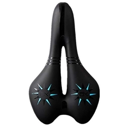 Foir Spares Foir Bike Saddle Mountain Bike Seat Breathable Comfortable Bicycle Seat with Central Relief Zone and Ergonomics Design Relax Your Body Road Bike and Mountain Bike (SX Blue)
