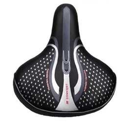 Froiny Spares Froiny 1pc Comfort Extra Wide Big Bum Bike Bicycle Gel Soft Pad Saddle Seat Sporty Black Sillín Aumentado Para Camiones Sporty Black Saddle, 30 x 27 x 7.5CM