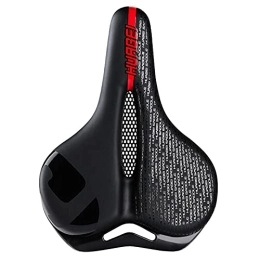 FYTVHVB Mountain Bike Seat FYTVHVB Bicycle Saddle Universal Mountain Bike Sponge Cushion Spinning Bike Seat Cushion Riding Equipment Accessories Hollow Breathable With Tail Black