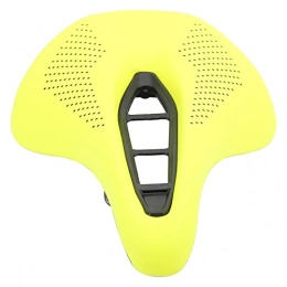 Gaeirt Spares Gaeirt Bicycle Saddle, Practical and Easy To Ride Wide Tail Wing Design Streamlined Shape Comfortable and Breathable Bike Cover Waterproof for Mountain Bike(Yellow black dots)