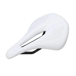 Gaeirt Spares Gaeirt bike Cushion, Bicycle Saddle Double Track Seatposts Soft Foam Padding 240mm / 9.4in Saddle Length for Mountain Bikes and Road Bikes(white)