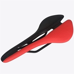 GAWDI Spares GAWDI Bicycle Saddle Road Bike Saddle Mountain Cycling Seat Women Men For Racing Cushion Outdoor Sports Riding Accessories bicycle saddle (Color : Black red)