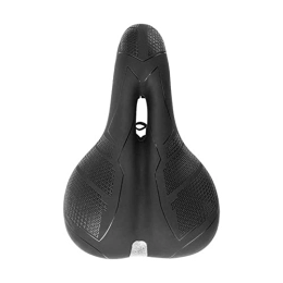 GAWDI Spares GAWDI Breathable Shock Absorbing Hollow Bike Saddle Big Butt Cushion Leather Surface Seat Mountain Bicycle Cushion Bicycle Accessories bicycle saddle (Color : F)