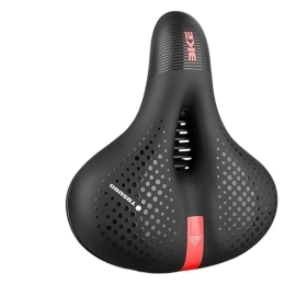 SiNyor Spares Gel Bike Seat Shock Absorbing Hollow Bike Saddle Bicycle Seat Breathable Rainproof Cycling Road Mountain Cyxling Accessory Road Bike Seat (Color : SR Su Ball Red)
