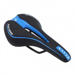 Roulle Spares Gel Extra Soft Bicycle MTB Saddle Cushion Bicycle Hollow Saddle Cycling Road Mountain Bike Seat Black Blue
