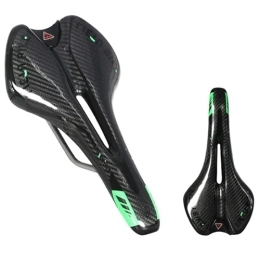 GFMODE Mountain Bike Seat GFMODE Bicycle Seat Mountain Bike MTB Road BMX Saddle Shock Absorber Triathlon Racing Comfortable Breathable Saddles Cycle Accessories (Color : Green)