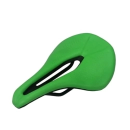 GFMODE Spares GFMODE Women Bicycle Saddle Ultralight Soft Seat Comfortable Breathable Bike Cushion Road Mountain Bike Saddle Cycling Parts (Color : Green)