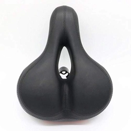Ghelf Spares Ghelf Multipurpose Comfortable Bicycle Seat Cushion Mountain Road Bike Seat for Women Men Waterproof Wide Bike Saddle with Taillight Dual Spring Designed, Soft, Breathable, Fit Most Bikes