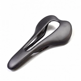GO-AHEAD Spares GO-AHEAD Bike Seat, Full Carbon Fiber Bicycle Seat Ultra-light Carbon Fiber Seat Mountain Racing Seat Bicycle Accessories Mtb Accessories (Color : Black)