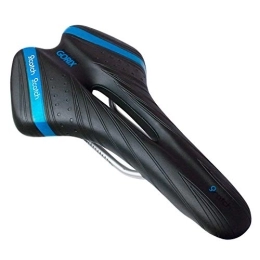 GORIX Spares GORIX Bicycle Saddle Seat Comfortable Cushion with Rail Mountain Road Bicycle for Men and Women (A6-1) (Black × Blue)