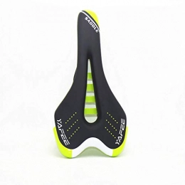 GR&ST Mountain Bike Seat GR&ST Bicycle Saddle Hollow Breathable Soft Bicycle Seat New Cooling Duct Soft and Comfortable High Resilience Polyurethane Seat Mountain Bike Seat Cushion Green SuitaBle for Most Bicycles