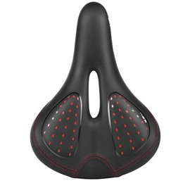 GR&ST Mountain Bike Seat GR&ST Bicycle Saddle, Mountain Bike Seat Cushion, Breathable Hollow Soft and Comfortable Cushion, Rrgonomic and Honeycomb Red Dot Venting Design Cushion