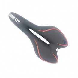 Gymy Mountain Bike Seat Gymy Bicycle mountain bike hollow thick soft saddle dead fly riding bicycle accessories, Red