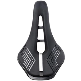 Gyubay Spares Gyubay Popular Bicycle Cushion Cycling Equipment Mountain Road Bike Saddle Bicycle Seat Bicycle Seat Comfortable Experience (Color : Black, Size : 16x25.5cm)