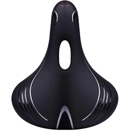 Gyubay Mountain Bike Seat Gyubay Popular Bicycle Cushion Mountain Bike Seat Cushion Road Bike Saddle Bicycle Seat Cushion Riding Equipment Accessories Comfortable Experience (Color : Black, Size : 22x26cm)