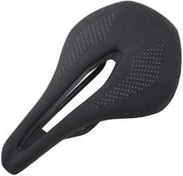 Hammer Spares Hammer Bicycle Saddle – Comfortable Saddle for Men and Women, Bike Saddles Mountain Racing Saddle PU Breathable Soft Seat Cushion - Waterproof Bike Seat with Airflow System (Color : Black)
