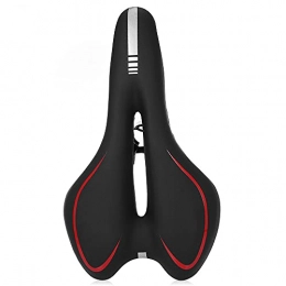 HBOY Mountain Bike Seat HBOY Bicycle Saddles, Mountain Bike Saddles Are, Silicone Saddles Are Thickened And Super Soft Cushions, Suitable for MTB Mountain, Road, Red