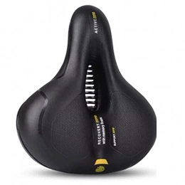 HBOY Mountain Bike Seat HBOY Comfortable Bike Seat Cushion -LED with light Seat Dual Shock Absorbing Ball Memory Foam Waterproof Bicycle Saddle Fit for Stationary / Mountain / Road, black yellow