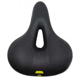 Hchao Bike Seat Cushion,Breathable Mountain Bike Seat,Bicycle Bike Seat with Shockproof Spring and Punching Foam System,Fit MTB, Most Bikes