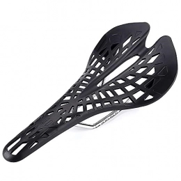 HDONG Mountain Bike Seat HDONG Bicycle Saddle Seat Cushion Spider Carbon Fiber Pu Breathable Soft Cycling Accessories Mountain Bike-Black