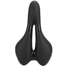 Heitune Spares Heitune Silicone Mountain Bike Hollow Saddle Reflective Bicycle Cycling Seat Cushion (Black)