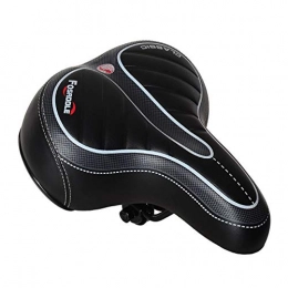 HGDD Mountain Bike Seat HGDD Bicycle accessories bicycle lights Shockproof Bicycle Thickened Saddle MTB Mountain Road Bike Soft Seat Cover Cushion Cycling Saddle Parts Breathable Thicken Wide