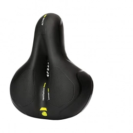 HIXISTO Mountain Bike Seat HIXISTO Mountain Bike Saddle，Bike Saddle MTB Bike Bicycle Saddle Rail Hollow Breathable Absorption Rainproof Soft Memory Sponge Casual Off-road Cycling Seat (Color : Yellow)