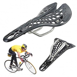 HKIASQ Spares HKIASQ Carbon fiber bicycle saddle ultralight spider cushion adult outdoor riding mountain bike road bike accessories cycling saddle seat cushion