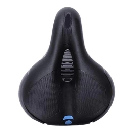 HLY-CASE Spares HLY Trading Bicycle Saddle Slow Rebound Seat Filled Mountain Road Bike Saddle Soft Bicycle Seat Cycling Parts (Color : Black)