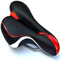 Hmmsnzy Mountain Bike Seat Hmmsnzy Professional Soft Bike Saddle， Hollow And Comfortable Men's Bicycle Seat Cushion, Thickened Cushioned Hybrid And Fixed Sports Bicycle Seat Cushion, c Bicycle Saddle for MTB, Spinning Bikes