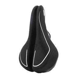 HQAA Spares HQAA Comfortable Bicycle Saddle Seat | Bike Saddle | Bicycle Seat Great Fits Spin, Mountain Bikes or Outdoor Cycling(Color:Black)
